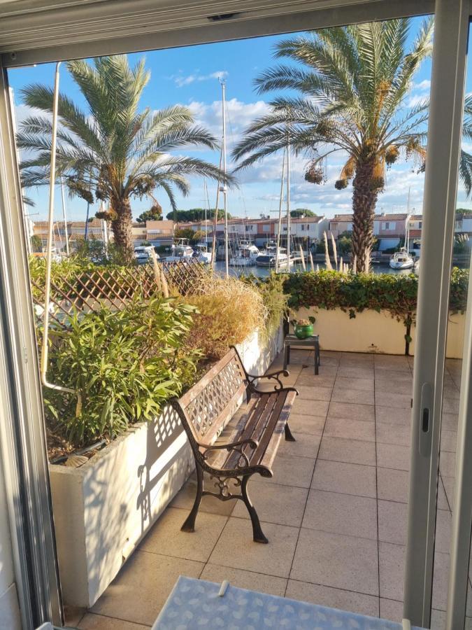 Cap Capistol Studio Avec Terrasse, Vue Port 阿格德 外观 照片